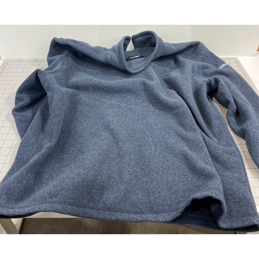 The North Face Mens XXL Blue Fleece Jacket Full-Zip Polyester Warm Outerwear - Picture 6 of 9